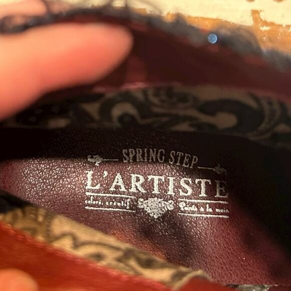 Spring Step L’artiste Metallic Navy Multicolor Dessa Bootie Womens 43 / US 11.5 - Picture 9 of 9